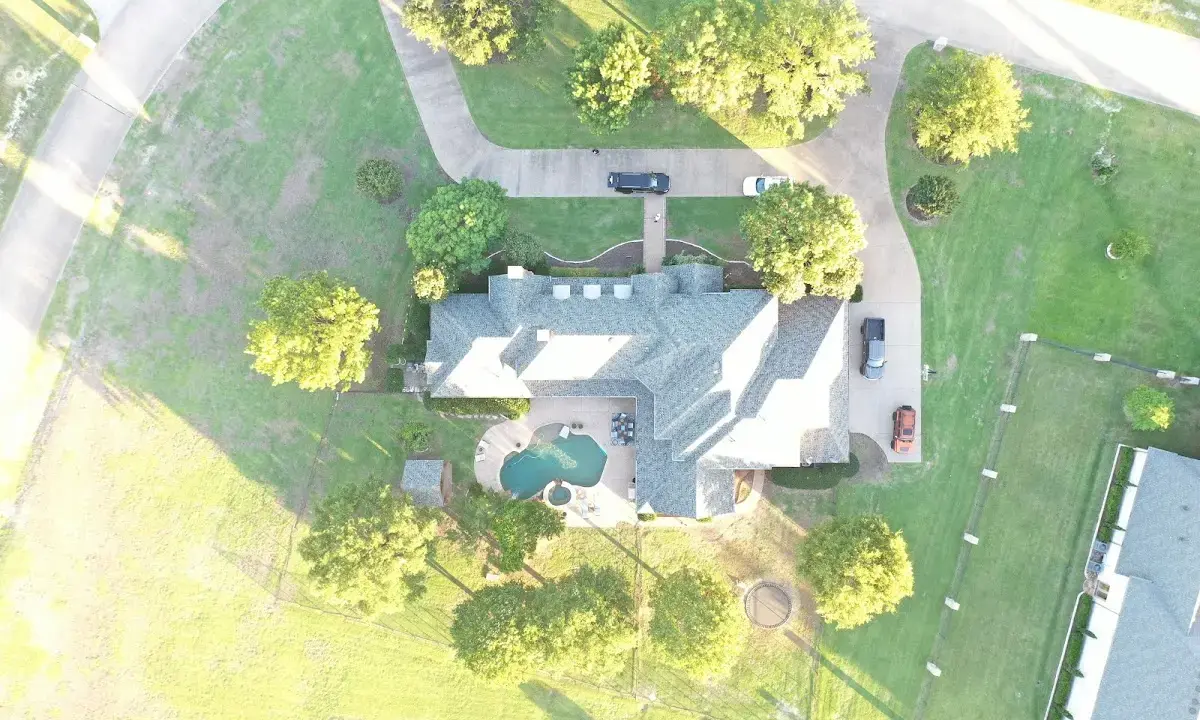 New shingle roof installation on a home in Palm Valley